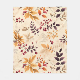 Autumn Harvest Harmony Fleece Deken