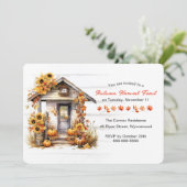 Autumn Harvest Kaart (Staand voorkant)