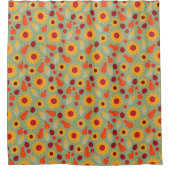 Autumn Harvest Pattern Douchegordijn (Voorkant)