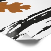 Autumn Harvest Pumpkin Herfst Vibe Perfect Poster (Hoek)