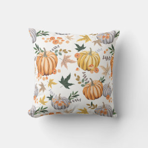 Autumn Harvest Pumpkin Thanksgiving Pattern Kussen