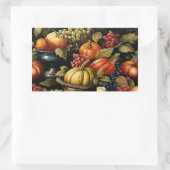 Autumn Harvest Rechthoekige Sticker (Tas)