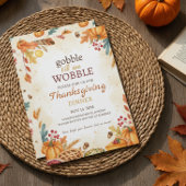 Autumn Harvest Thanksgiving Dinner Invitation