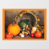 Autumn Harvest Window Cling Raamsticker (Vel)