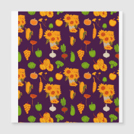 Autumn Healthy Harvest Veggie en Fruits Throw Pi