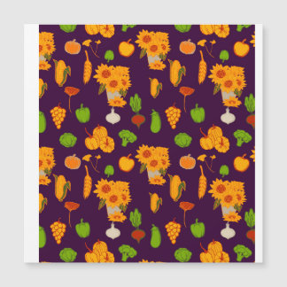 Autumn Healthy Harvest Veggie en Fruits Throw Pi