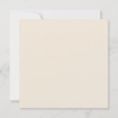 Autumn Hedgehog Baby shower Invitation Save The Date (Achterkant)
