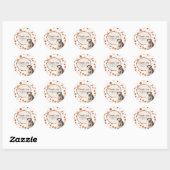 Autumn Hedgehog Dank u Stickers (Vel)