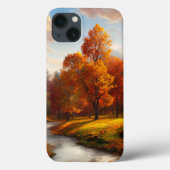 Autumn Herfst Aesthetisch Hoesje-Mate iPhone Case (Achterkant)