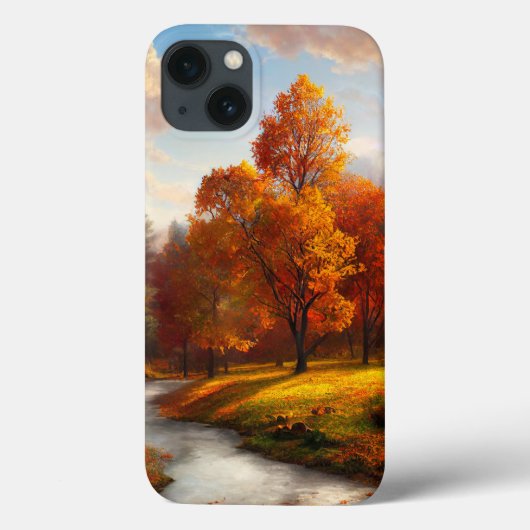 Autumn Herfst Aesthetisch Hoesje-Mate iPhone Case (Achterkant)