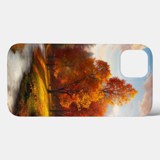 Autumn Herfst Aesthetisch Hoesje-Mate iPhone Case (Achterkant (horizontaal))