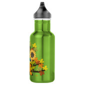 Autumn, Herfst Owl met zonnebloemen Waterfles (Rechts)