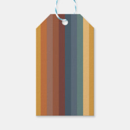 AUTUMN HERFST STRIPEN BLAUWGROEN BLAUW BROWN TAN CADEAULABEL