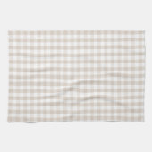 Autumn Herfst Tan Buffalo Check Pattern Theedoek (Horizontaal)