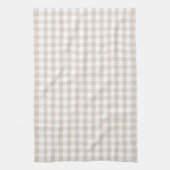 Autumn Herfst Tan Buffalo Check Pattern Theedoek (Verticaal)