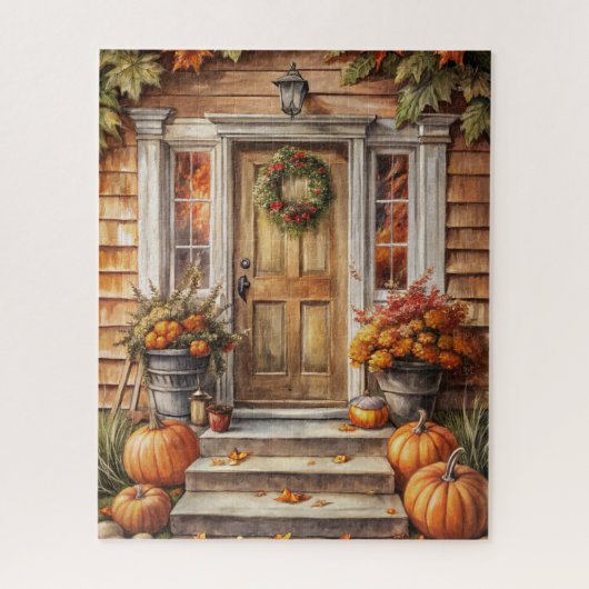 Autumn Home Puzzle (Vertical)