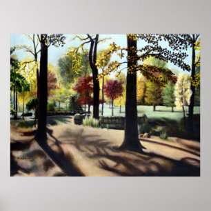 Autumn in Branch Brook Park, NJ. Poster