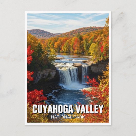 Autumn in Cuyahoga Valley National Park Ohio Briefkaart (Voorkant)