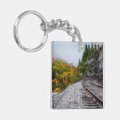 Autumn in New Hampshire Acrylische Sleutelhanger (Voorkant Links)
