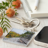 Autumn in New Hampshire Acrylische Sleutelhanger (Voorkant Rechts)