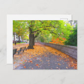 AUTUMN IN NEW YORK CITY BRIEFKAART (Voorkant / Achterkant)