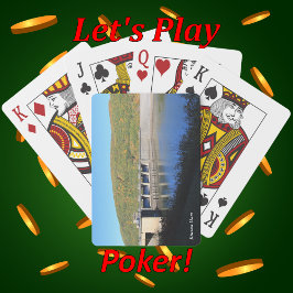 Autumn in Schilderachtig Pennsylvania Kinzua Dam Pokerkaarten