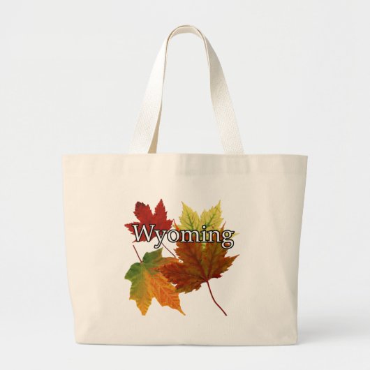 AUTUMN IN WYOMING GROTE TOTE BAG (Voorkant)