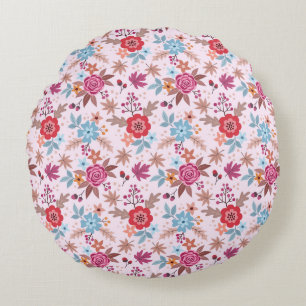 Autumn Inspired Rozen - Patroonprint rond kussen