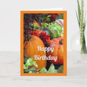 AUTUMN IS HIER EN JE BIRTHDAG IS DAT OOK KAART