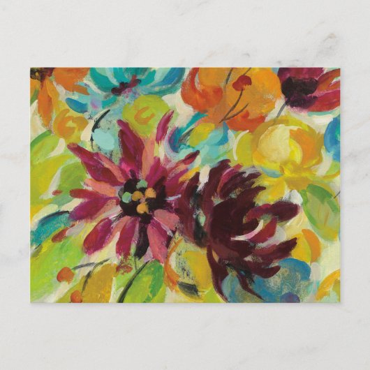 Autumn Joy Flowers Briefkaart (Voorkant)