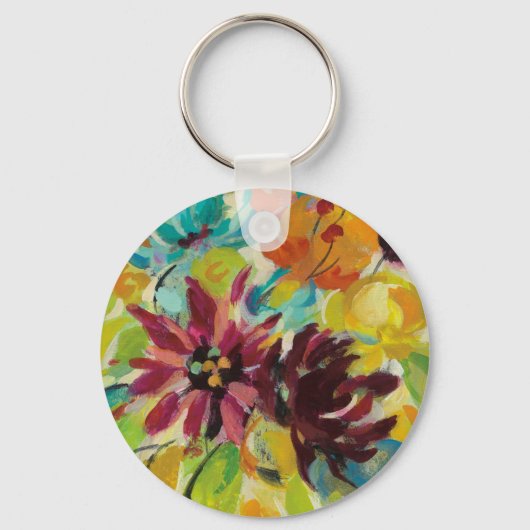 Autumn Joy Flowers Sleutelhanger (Voorkant)