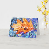 AUTUMN KAART (Gele Bloem)