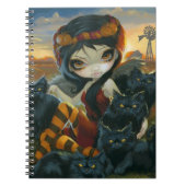 "Autumn Katten"-laptop Notitieboek (Voorkant)