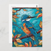 Autumn Kingfisher Briefkaart (Voorkant / Achterkant)