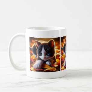 Autumn Kitten Mok