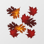 Autumn laat vinylvensterkoeling achter raamsticker (Vel)