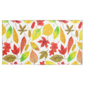 Autumn laat waterverf wit kussensloop (Voorkant-Links)