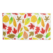 Autumn laat waterverf wit kussensloop (Achterkant-Rechts)