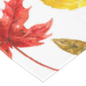 Autumn laat waterverf wit tafelkleed (Gekanteld)