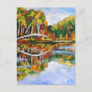 Autumn Lake Briefkaart