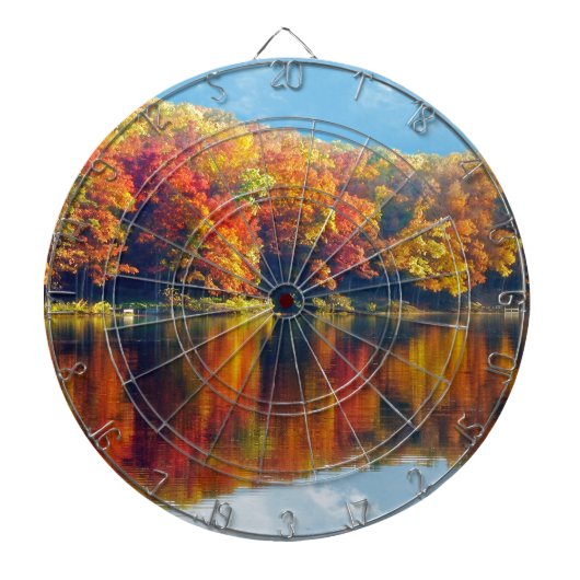 Autumn Lake Dartbord (Voorkant)