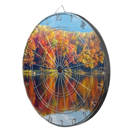 Autumn Lake Dartbord (Voorkant Rechts)
