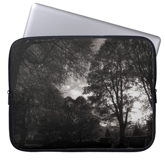 Autumn Landscape Bute Park Cardiff Laptop Sleeve (Voorkant)