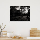 Autumn Landscape Bute Park Cardiff Poster (Keuken)