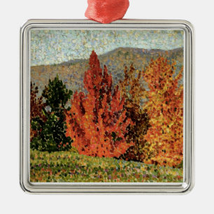 Autumn Landscape, c.1903 (olie op canvas) Metalen Ornament