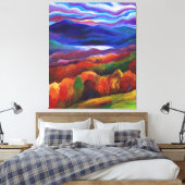 Autumn Landscape Fantasy Wall Art Canvas Afdruk (Insitu (Slaapkamer))