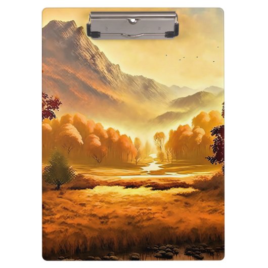 Autumn Landscape Painting-68754 Klembord (Voorkant)