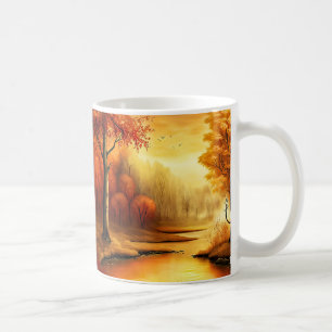 Autumn Landscape Painting-68754 Koffiemok