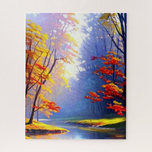 Autumn Landscape Puzzle Legpuzzel (Verticaal)