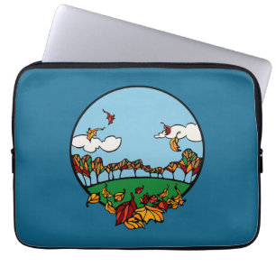 Autumn Landscape Scene Laptop Sleeve
